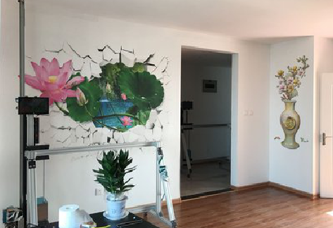 平昌墙体彩绘相比墙纸的优势。