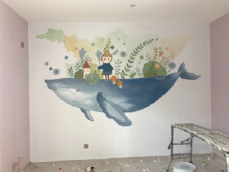 平昌手绘墙的特点及优势。