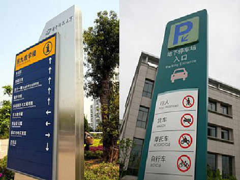 平昌导向标识的设计作用。